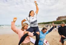 Alice Lemoigne remporte son 7e titre au Boardmasters Longboard Pro